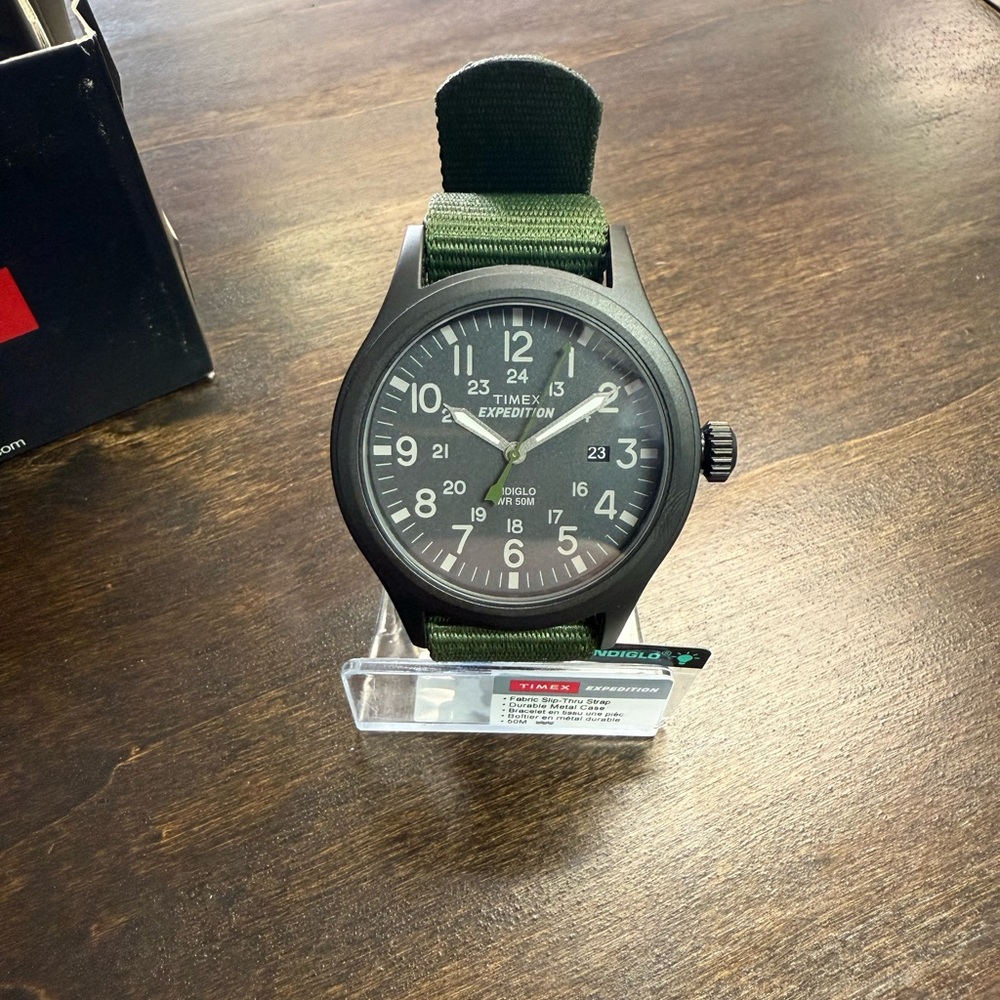 Timex Expedition Scout Green Nylon Strap